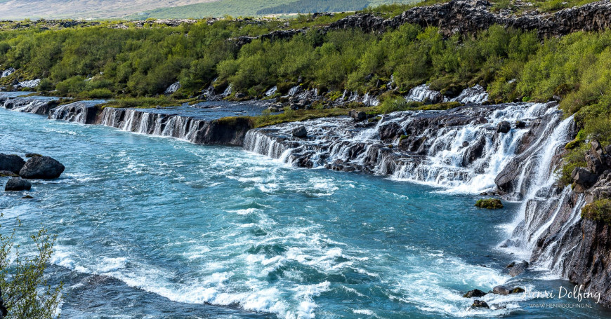 Hraunfossar en Barnafoss